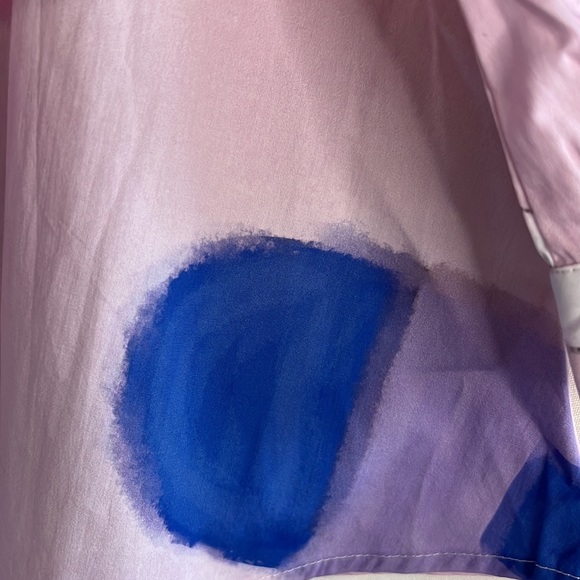 NWT Ami girls 3/4 sleeve flowy button shirt size 140 or 8 - Picture 13 of 14